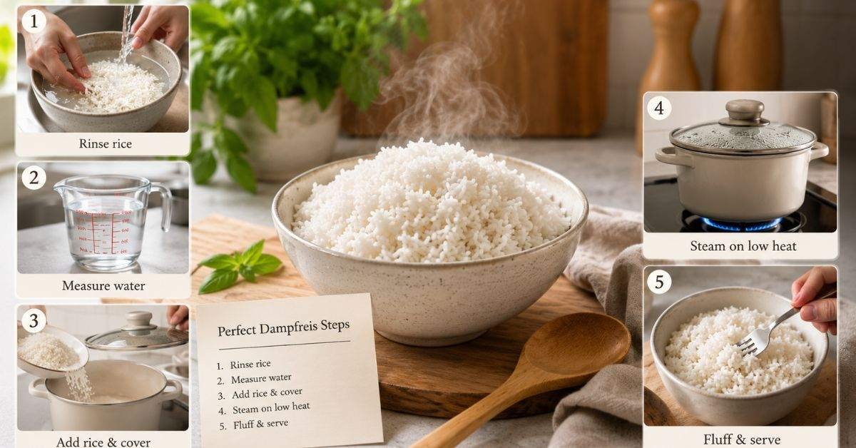 Dampfreis Guide: Perfect Steamed Rice Made Simple