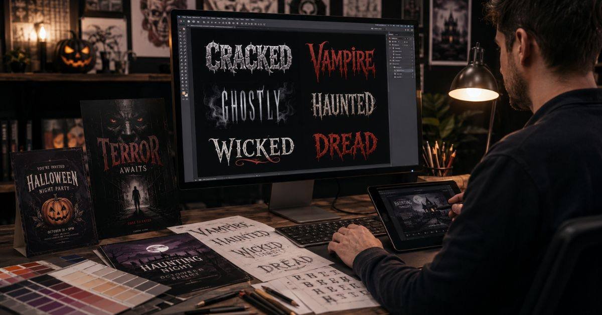 Freaky Font: Spooky Typography for Creative Designs 